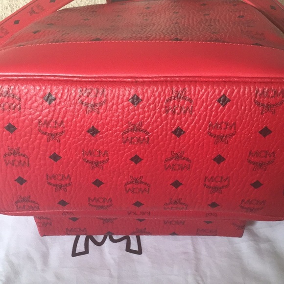 NWOT 100%authentic MCM md backpack w/studs SOLD OT - Picture 7 of 8